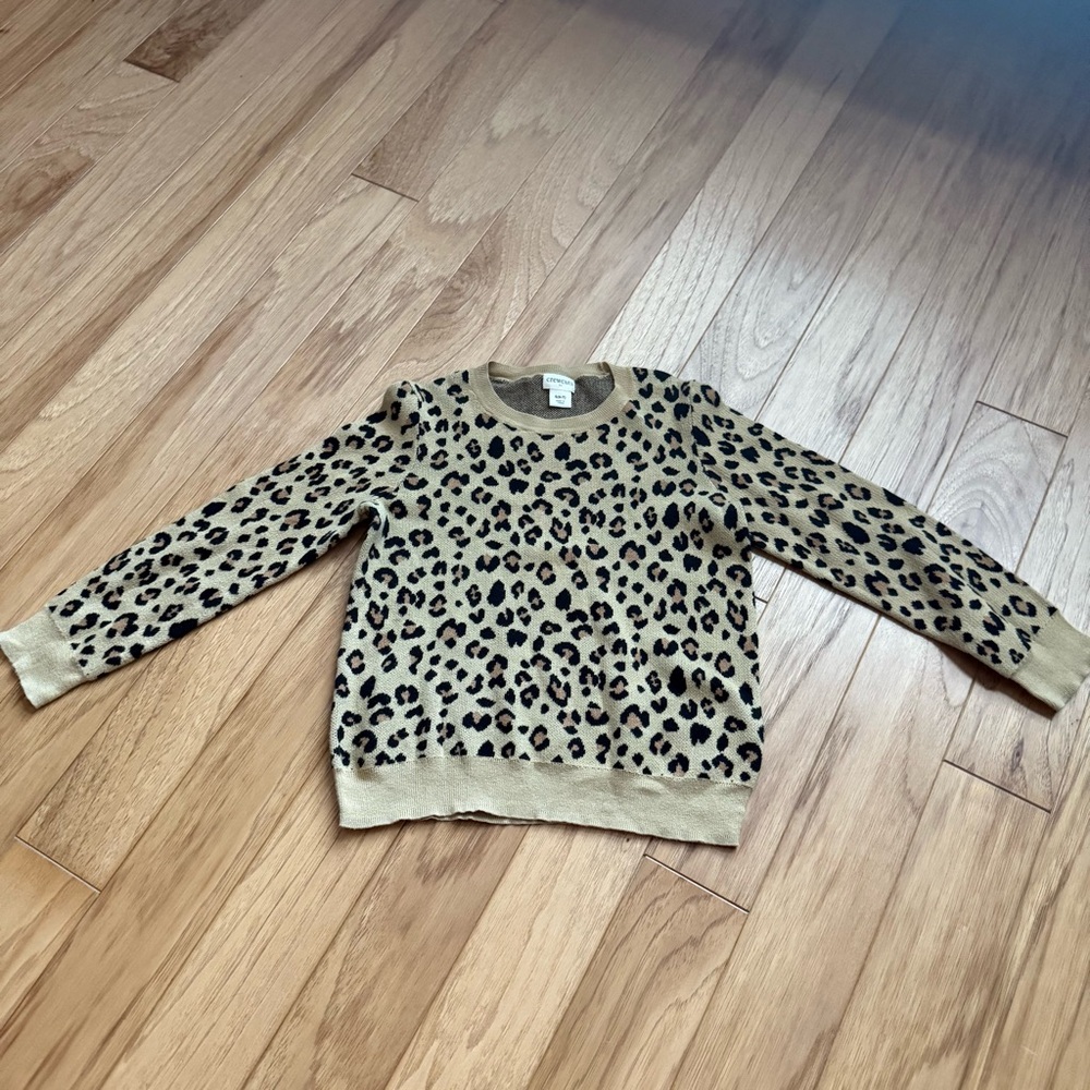 CrewCUTS Leopard Print Sweater - Picture 2 of 3
